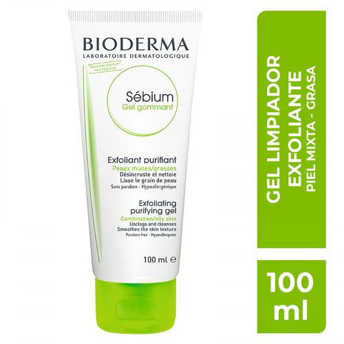 BIODERMA Sébium Gel Gommant Exfoliante Purificante, 100ml