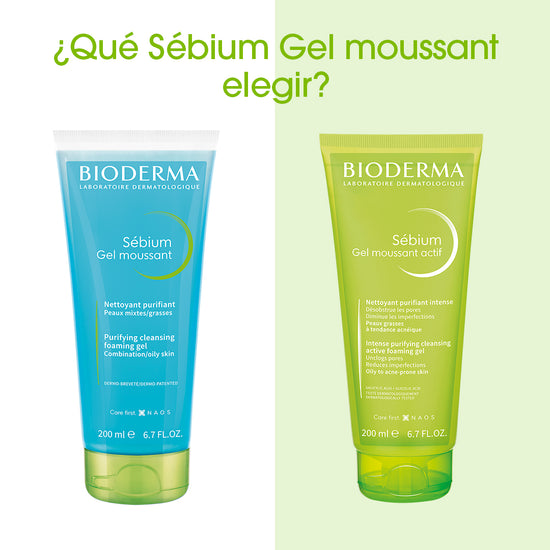 BIODERMA Sébium Gel Moussant, Gel Limpiador Anti-Imperfecciones