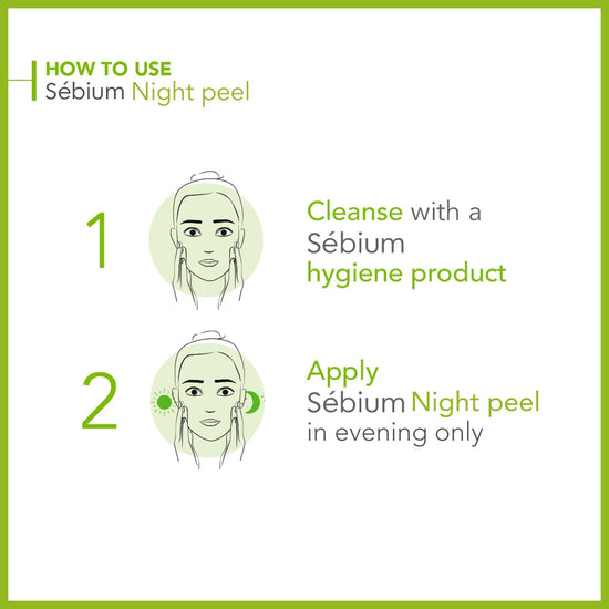 BIODERMA Sébium Night Peel, Peeling Dermatológico Nocturno Suave, 40ml