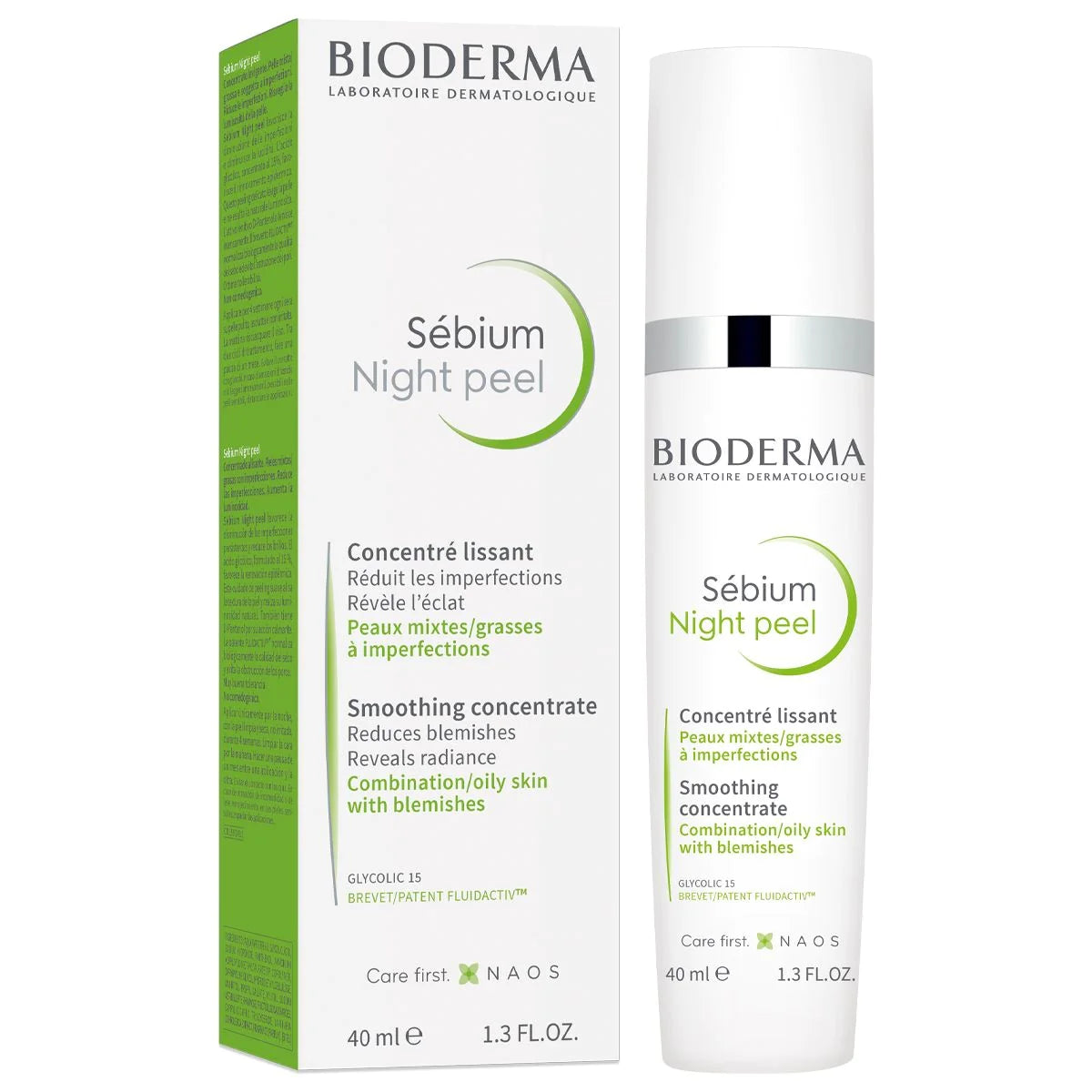 BIODERMA Sébium Night Peel, Peeling Dermatológico Nocturno Suave, 40ml