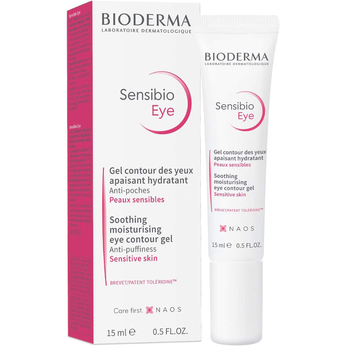 BIODERMA Sensibio Gel Contorno de Ojos, Atenua Bolsas y Ojeras, 15ml