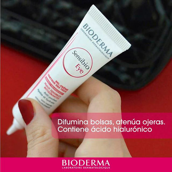 BIODERMA Sensibio Gel Contorno de Ojos, Atenua Bolsas y Ojeras, 15ml