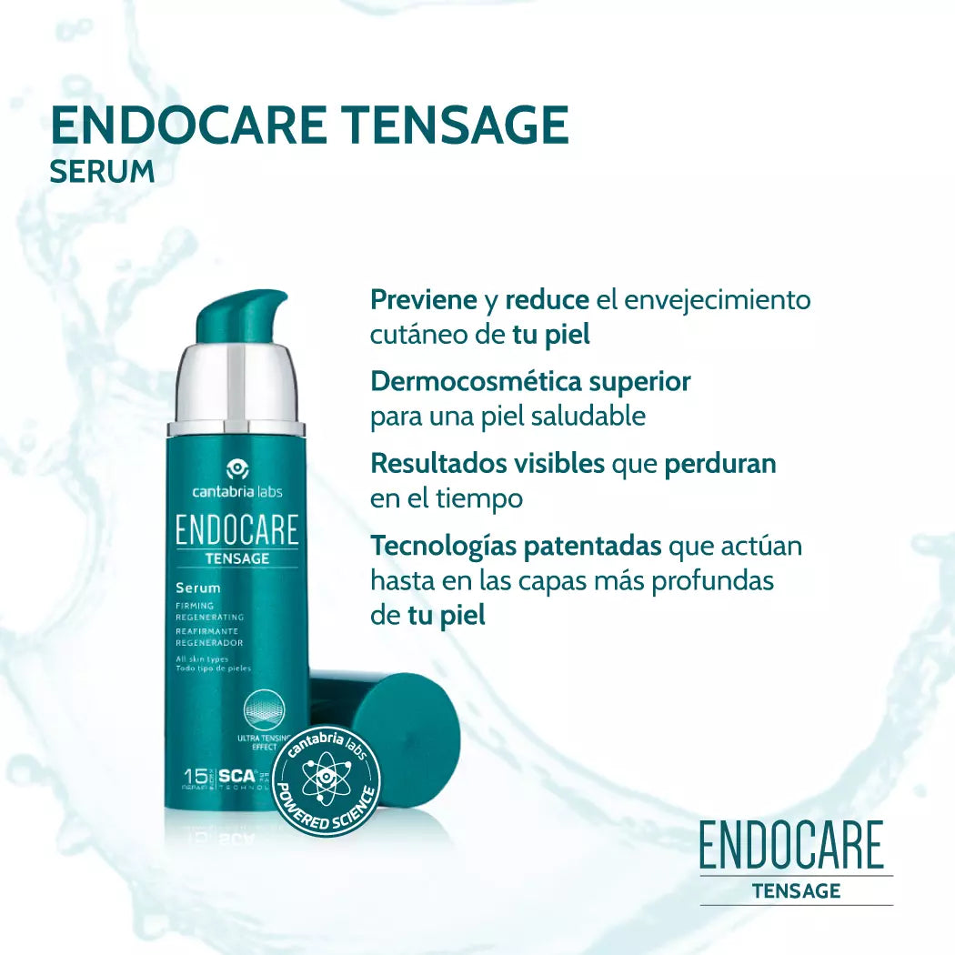 CANTABRIA LABS Endocare Tensage Sérum, Efecto Tensor Inmediato, 30ml