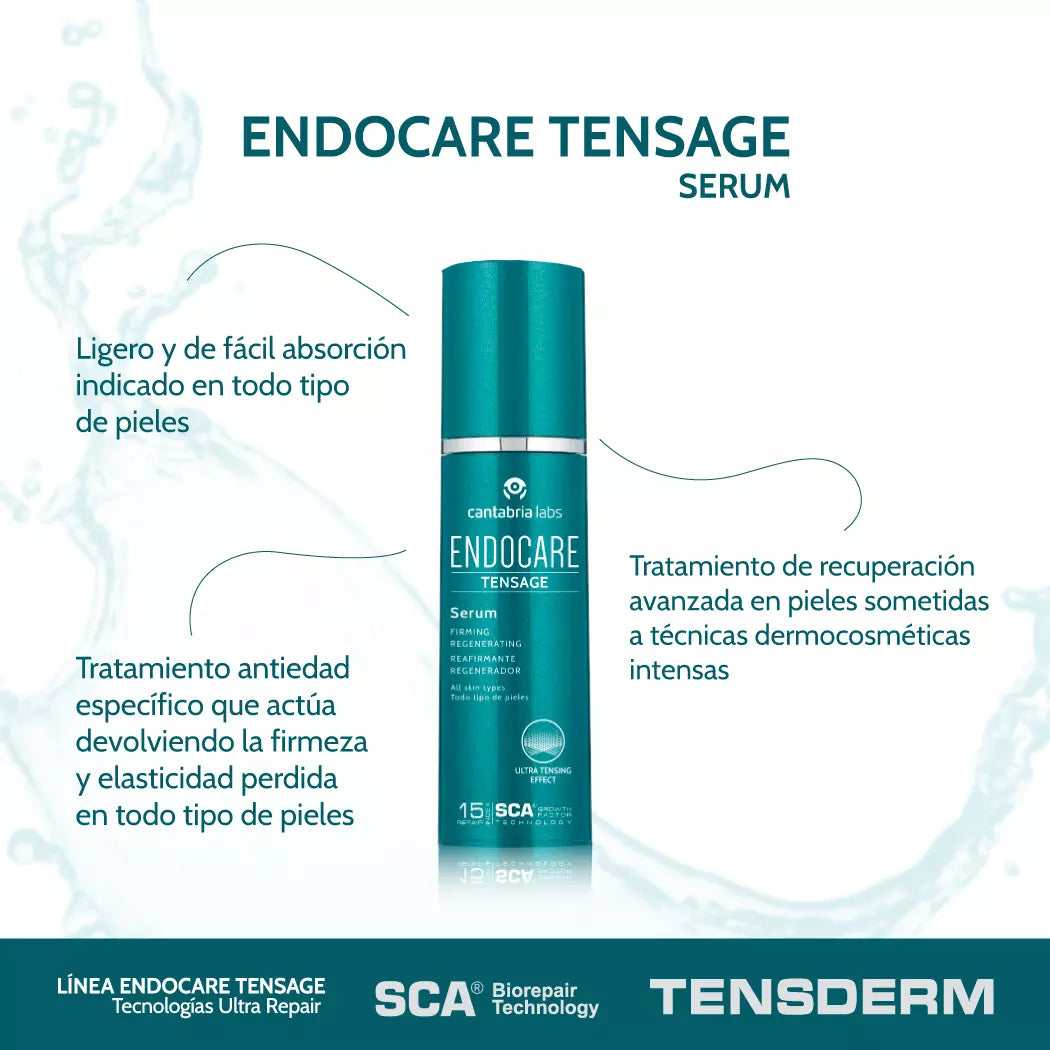 CANTABRIA LABS Endocare Tensage Sérum, Efecto Tensor Inmediato, 30ml