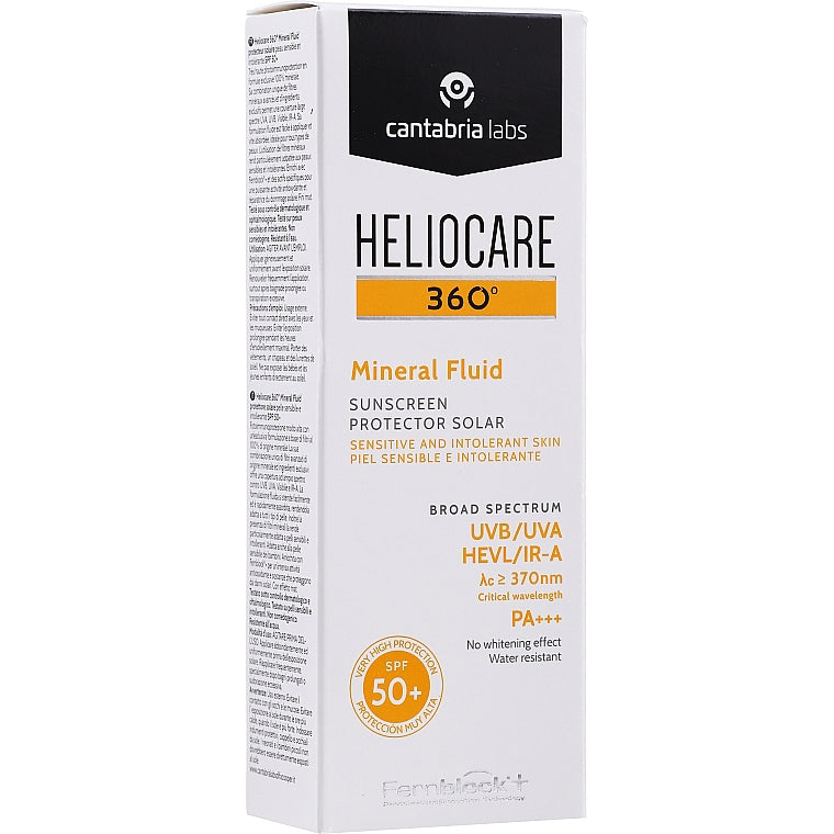 CANTABRIA LABS HELIOCARE 360º Protector Solar Mineral Fluid SPF 50+, 50ml