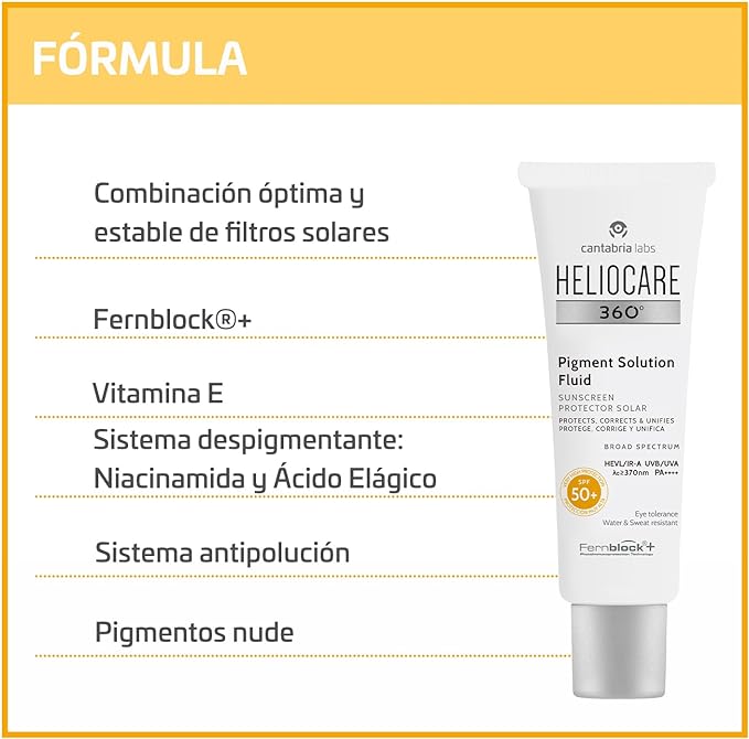 CANTABRIA LABS HELIOCARE 360º Pigment Solution Fluid SPF 50+, 50ml