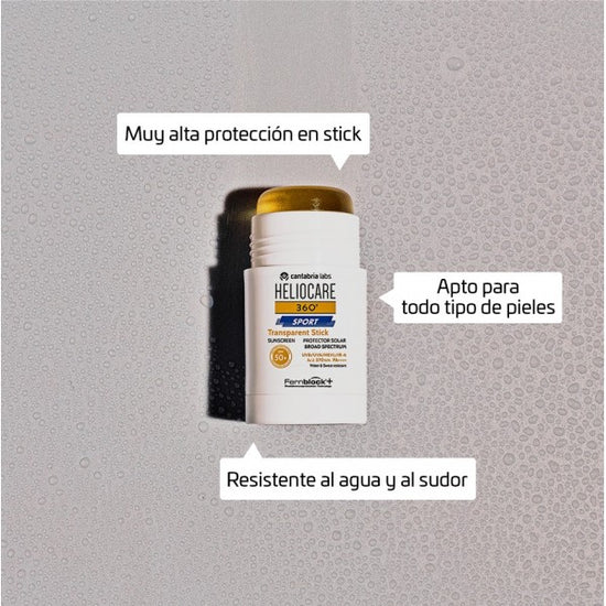 CANTABRIA LABS HELIOCARE 360º SPORT Transparent Stick SPF 50+ 25gr