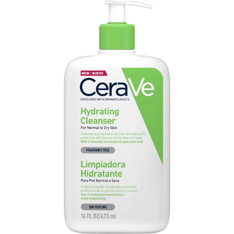 CERAVE Limpiadora Hidratante Facial y Corporal Piel Normal a Seca, 236ml