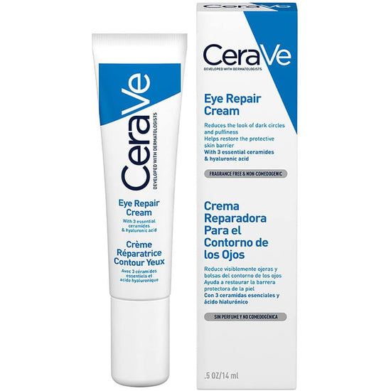 CERAVE Crema Reparadora para el Contorno de Ojos, Hidratante, 14ml