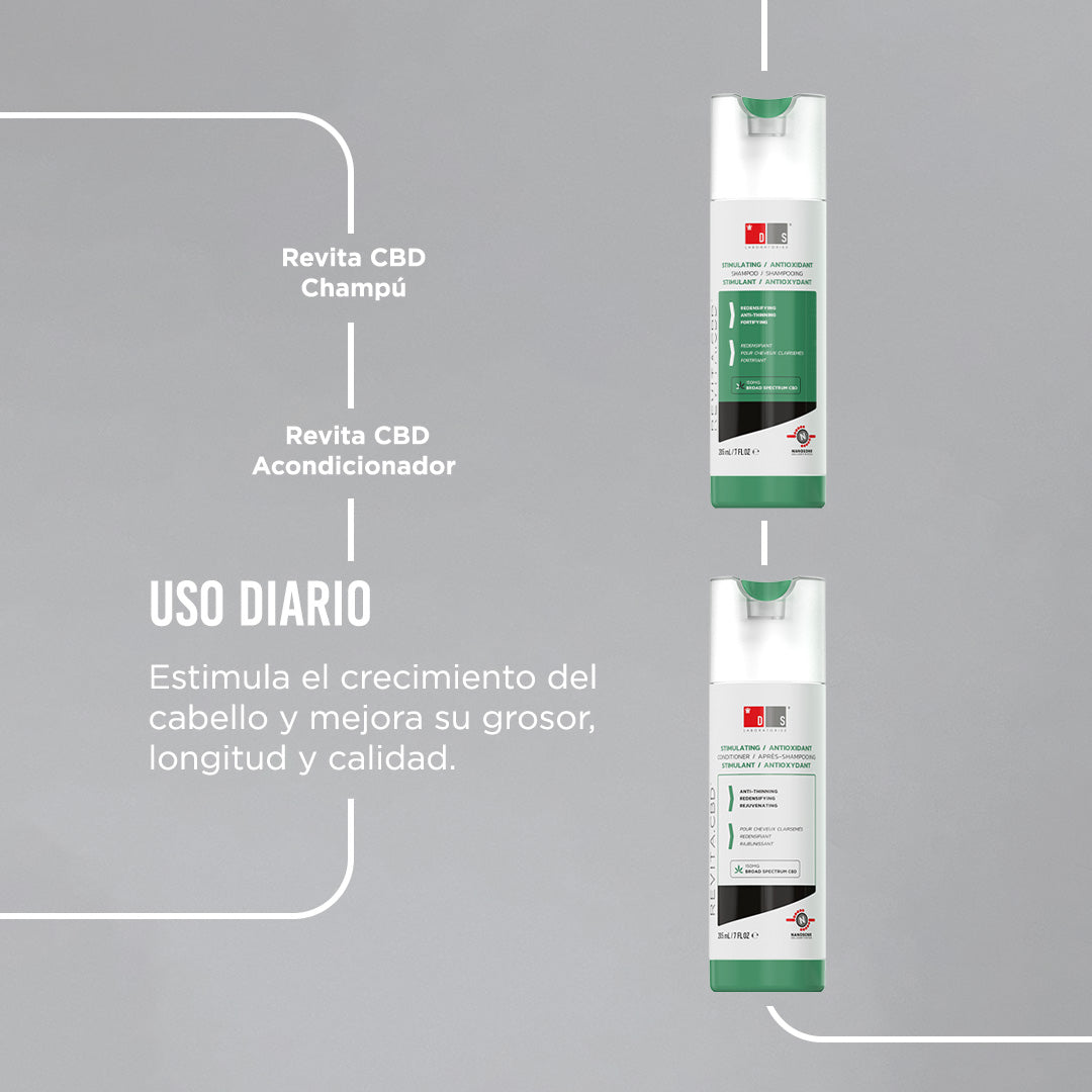 DS LABORATORIES Revita.CBD Acondicionador Antioxidante y Densidad Cabello, 205ml