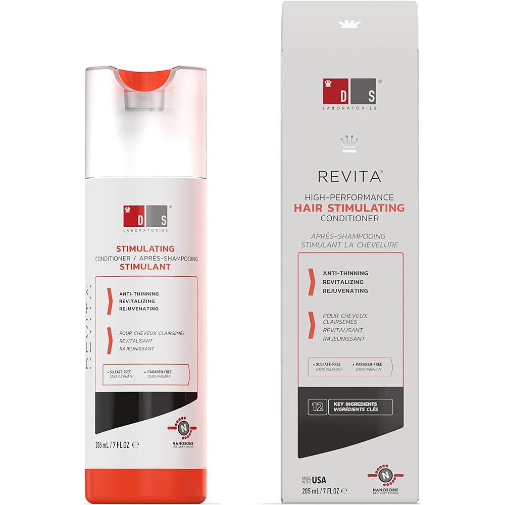 DS LABORATORIES Revita Hair Stimulating Acondicionador Anticaída del Cabello, 205ml