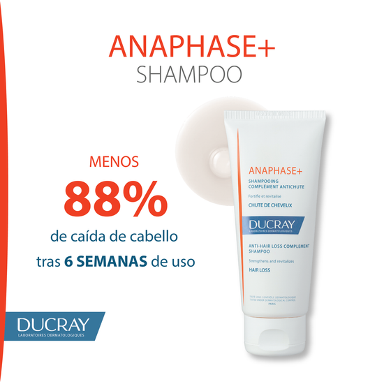 DUCRAY Anaphase+ Shampoo Complemento Anticaída de Cabello, 200ml