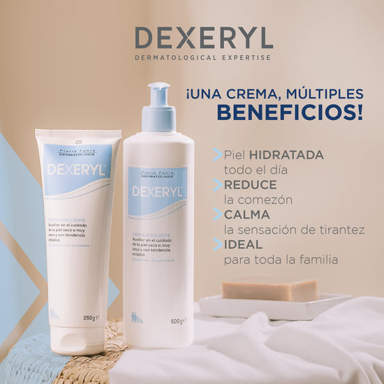 DUCRAY Dexeryl Crema Emoliente para Pieles Secas a muy Secas o Atópicas, 500gr