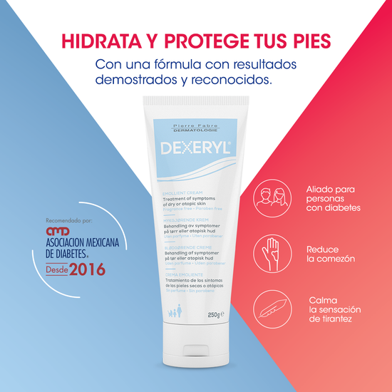 DUCRAY Dexeryl Crema Emoliente para Pieles Secas a muy Secas o Atópicas, 250gr