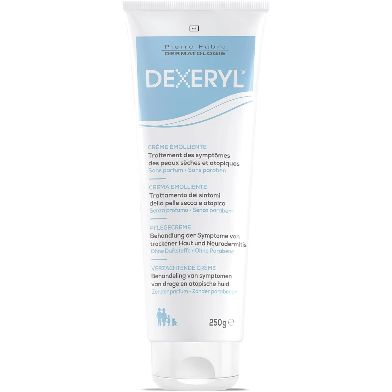 DUCRAY Dexeryl Crema Emoliente para Pieles Secas a muy Secas o Atópicas, 250gr