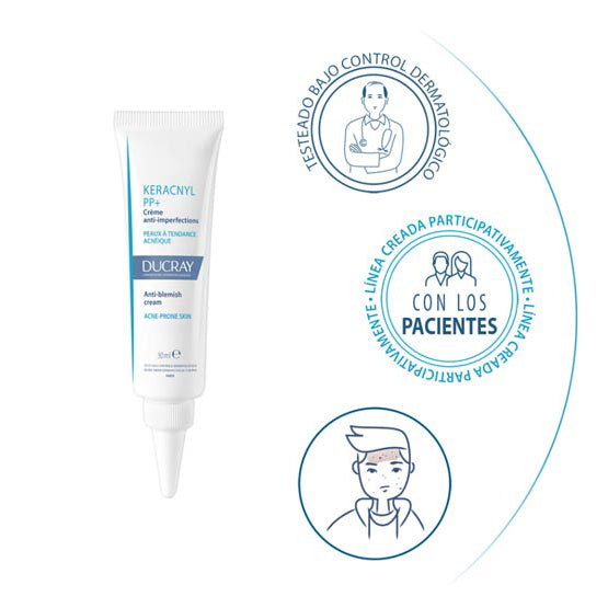 DUCRAY KERACNYL PP+ Crema Calmante Anti-Imperfecciones, 30ml