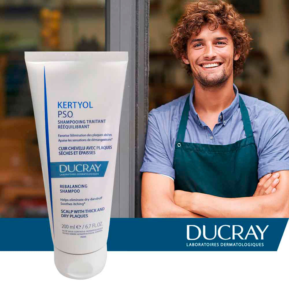 DUCRAY KERTYOL PSO Shampoo para Cuero Cabelludo con Psoriasis