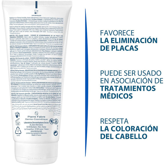 DUCRAY KERTYOL PSO Shampoo para Cuero Cabelludo con Psoriasis