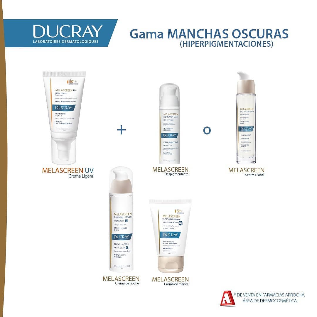 DUCRAY MELASCREEN Crema para Manos Antimanchas Antienvejecimiento, 30ml