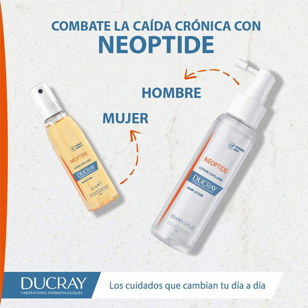 DUCRAY Loción Anticaída de Cabello para Mujer 3 Frascos de 30ml