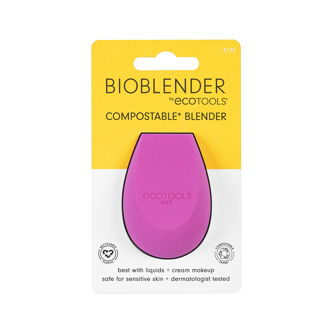 ECOTOOLS Bioblender Makeup Sponge, Esponja de Maquillaje Biodegradable