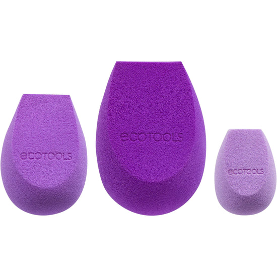 ECOTOOLS Bioblender Makeup Sponge Trio, Esponjas Maquillaje Trio