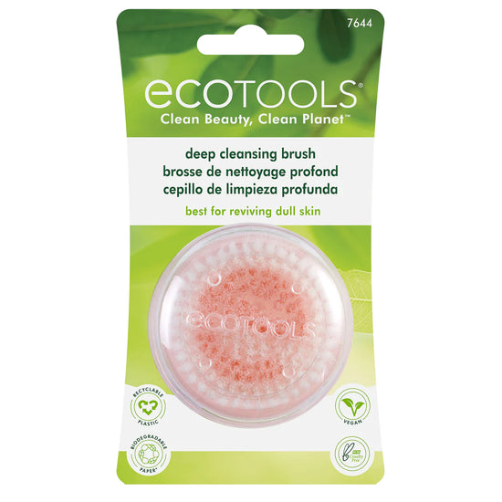 ECOTOOLS Deep Cleansing Facial Brush, Cepillo Facial de Limpieza