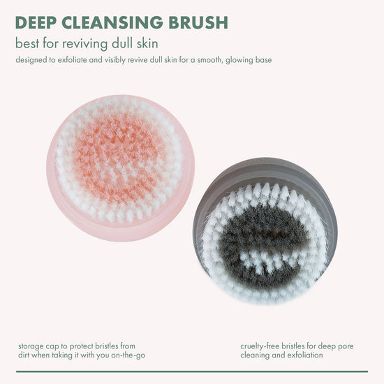 ECOTOOLS Deep Cleansing Facial Brush, Cepillo Facial de Limpieza