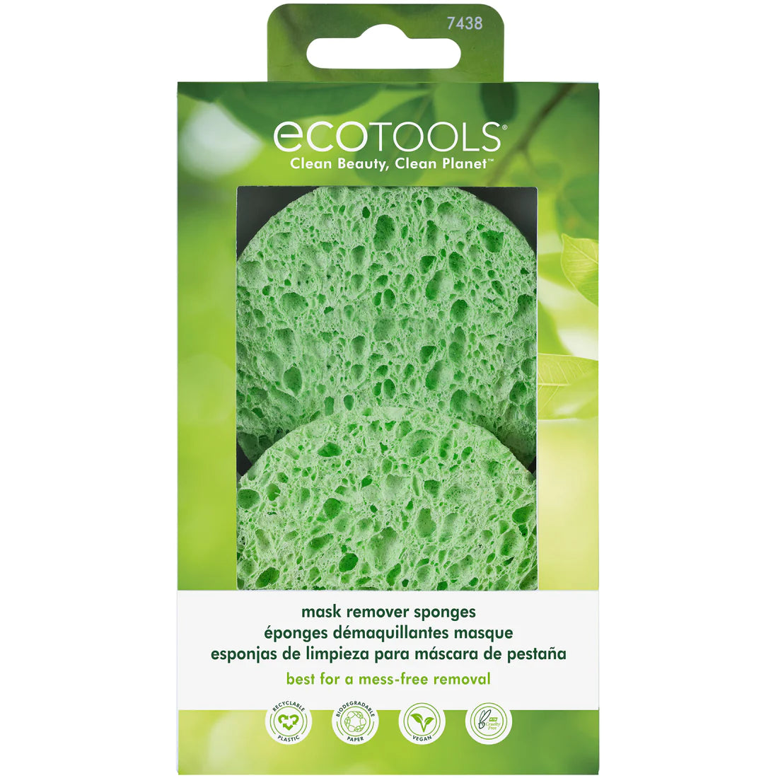 ECOTOOLS Mask Remover Sponges, Esponjas Quita Mascarillas