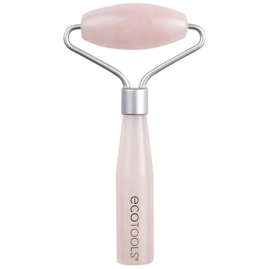 ECOTOOLS Mini Rose Quartz Facial Roller, Mini Rodillo Facial de Cuarzo Rosa