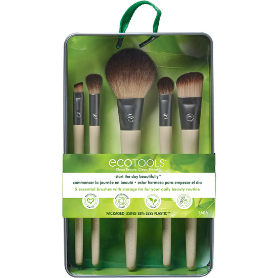 ECOTOOLS Start The Day Beautiful Makeup Brush Kit, Kit de Brochas