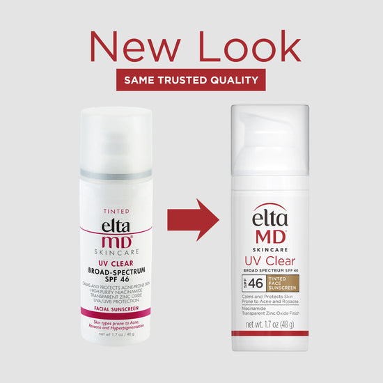 ELTAMD UV Clear Tinted, Protector Solar Facial con Color SPF 46, 48gr