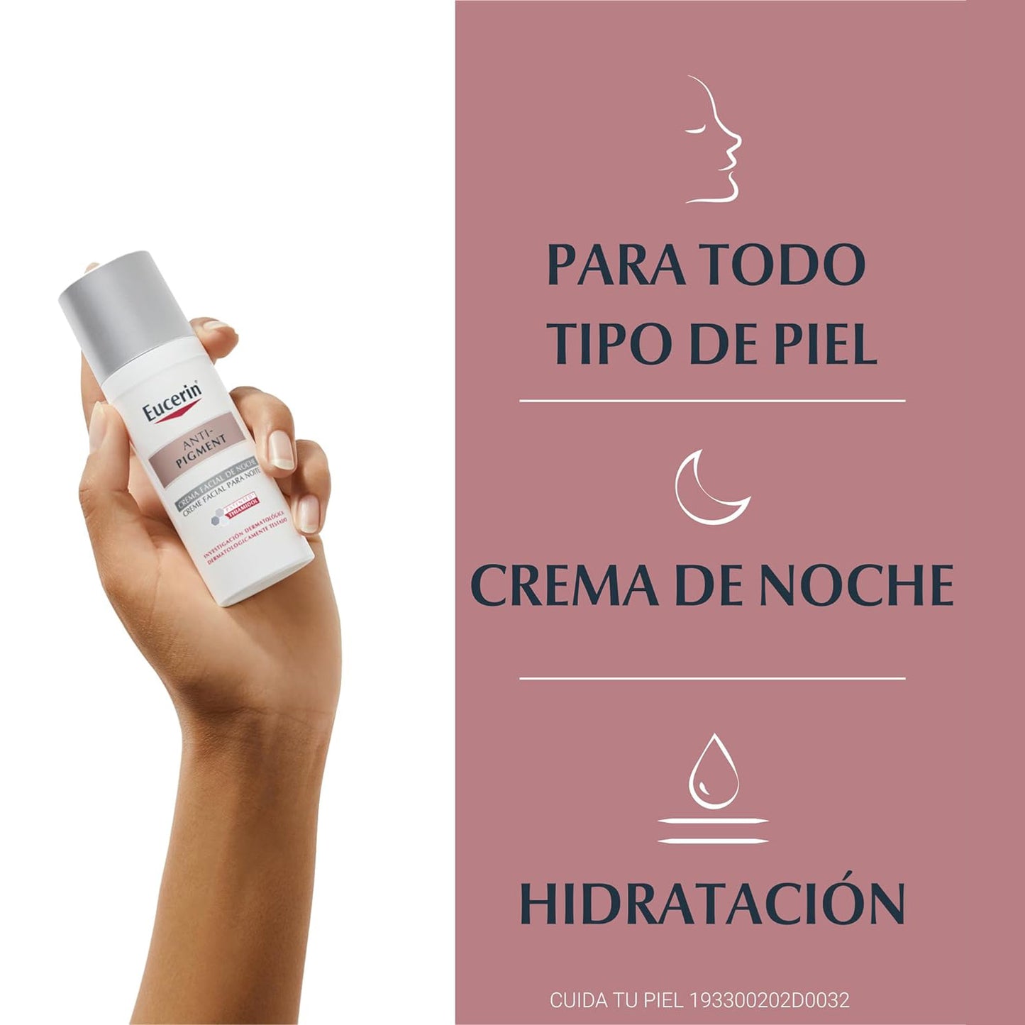 EUCERIN Anti-Pigment Crema Facial De Noche Anti-Manchas, 50ml