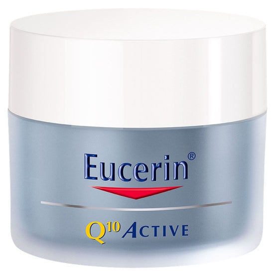 EUCERIN Q10 ACTIVE Crema Facial de Noche Antiarrugas Piel Sensible, 50ml