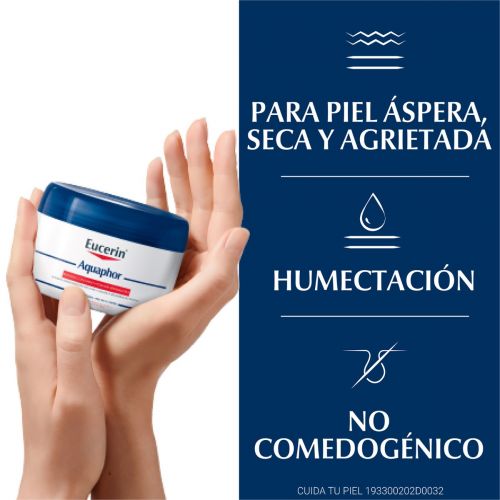 EUCERIN Aquaphor Tarro Pomada Reparadora para Piel Seca y Agrietada, 100ml