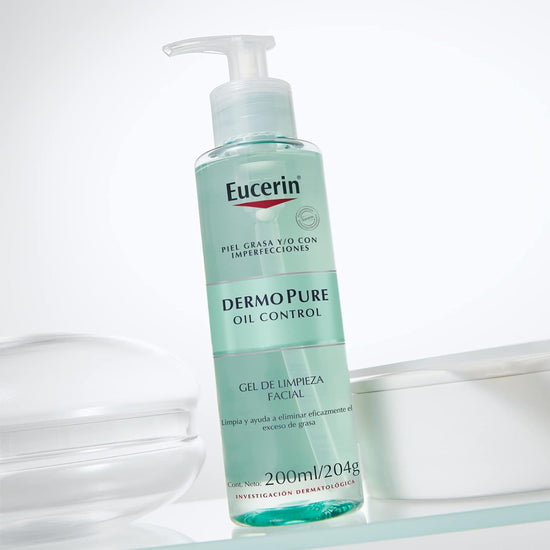 EUCERIN DermoPure Gel Limpiador Facial, Piel Grasa con Imperfecciones, 200ml