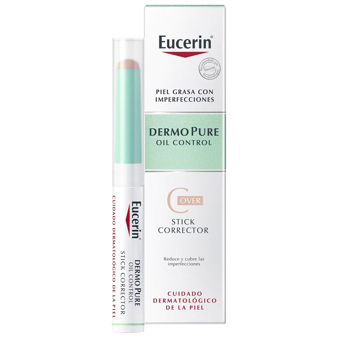 EUCERIN Dermopure Cover-Stick Piel Grasa Reduce y Cubre Imperfecciones, 2gr