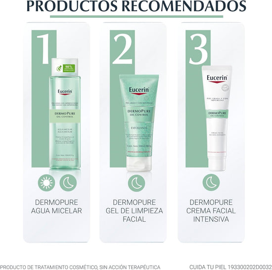 EUCERIN DermoPure Exfoliante Facial para Piel Grasa con Impurezas, 100ml