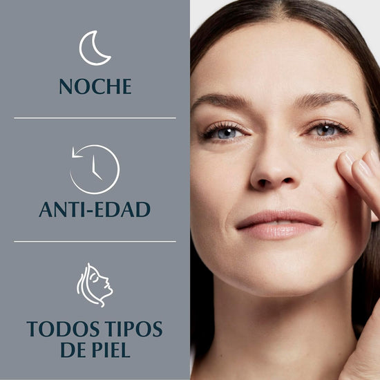 EUCERIN Hyaluron-Filler + 3x Effect Crema Facial de Noche Todo Tipo de Piel, 50ml