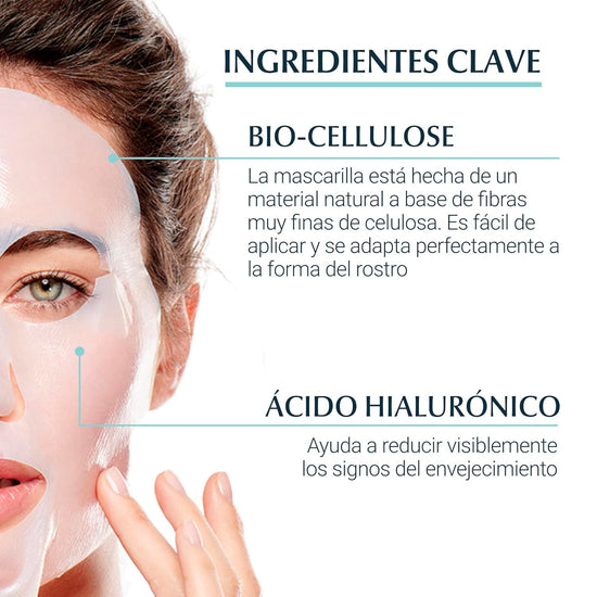 EUCERIN Hyaluron-Filler + 3x Effect Mascarilla Facial Hidratante Intensiva