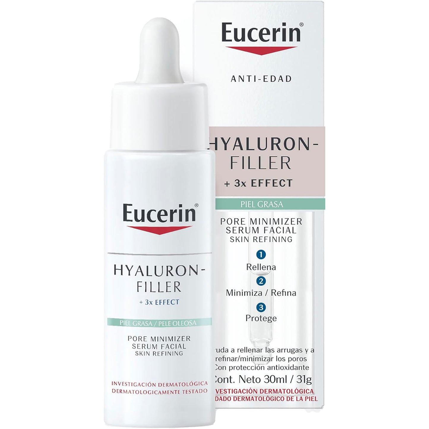 EUCERIN Hyaluron-Filler + 3x Effect Pore Minimizer Serum, Minimiza Poros, 30ml