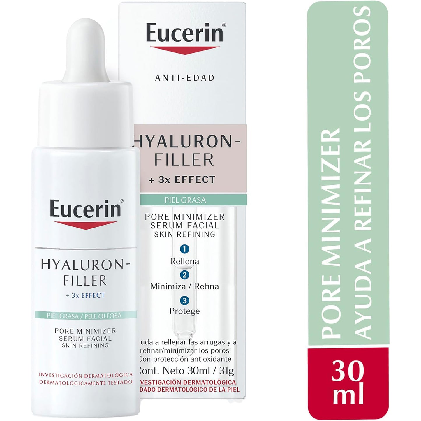 EUCERIN Hyaluron-Filler + 3x Effect Pore Minimizer Serum, Minimiza Poros, 30ml