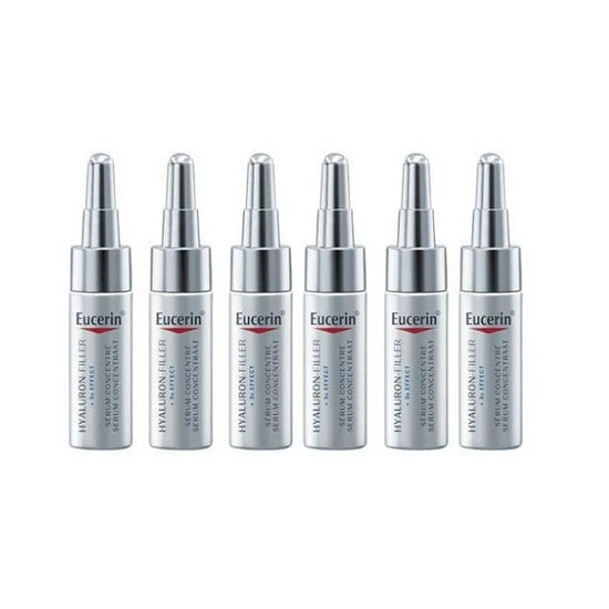 EUCERIN Hyaluron-Filler + 3x Effect Concentrate, Serum Concentrado 6 Tubos 5ml c/u