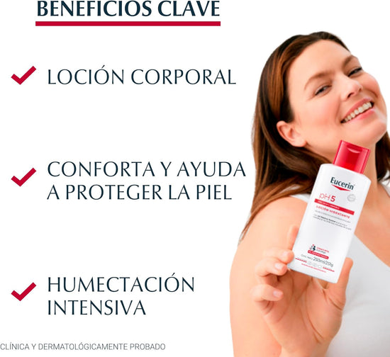 EUCERIN PH5 Locion Hidratante para Piel Seca y Sensible, 250ml