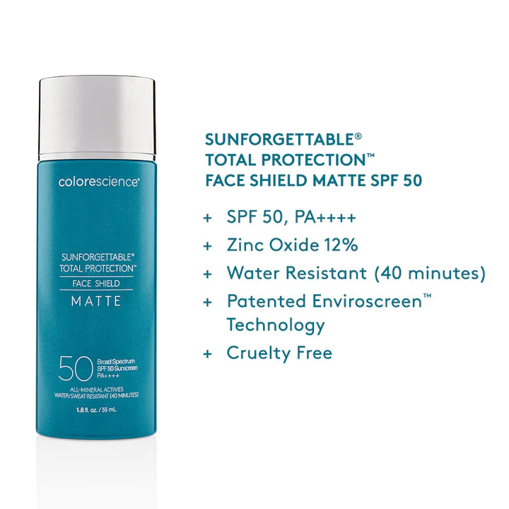 COLORESCIENCE Total Protection™ Face Shield Matte SPF 50