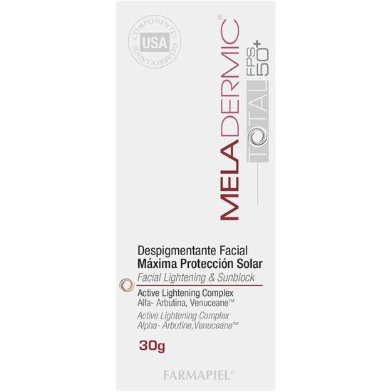 FARMAPIEL Meladermic TOTAL FPS50+ Suero Facial Despigmentante, 30gr