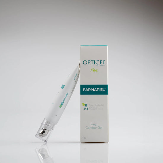 FARMAPIEL Optigel Pen Gel Contorno Ocular, Extracto de Té Verde, 15gr