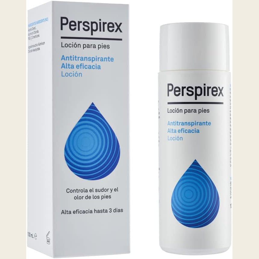 FARMAPIEL Perspirex Loción, Protección Contra el Sudor y Olor, Manos y Pies, 100ml