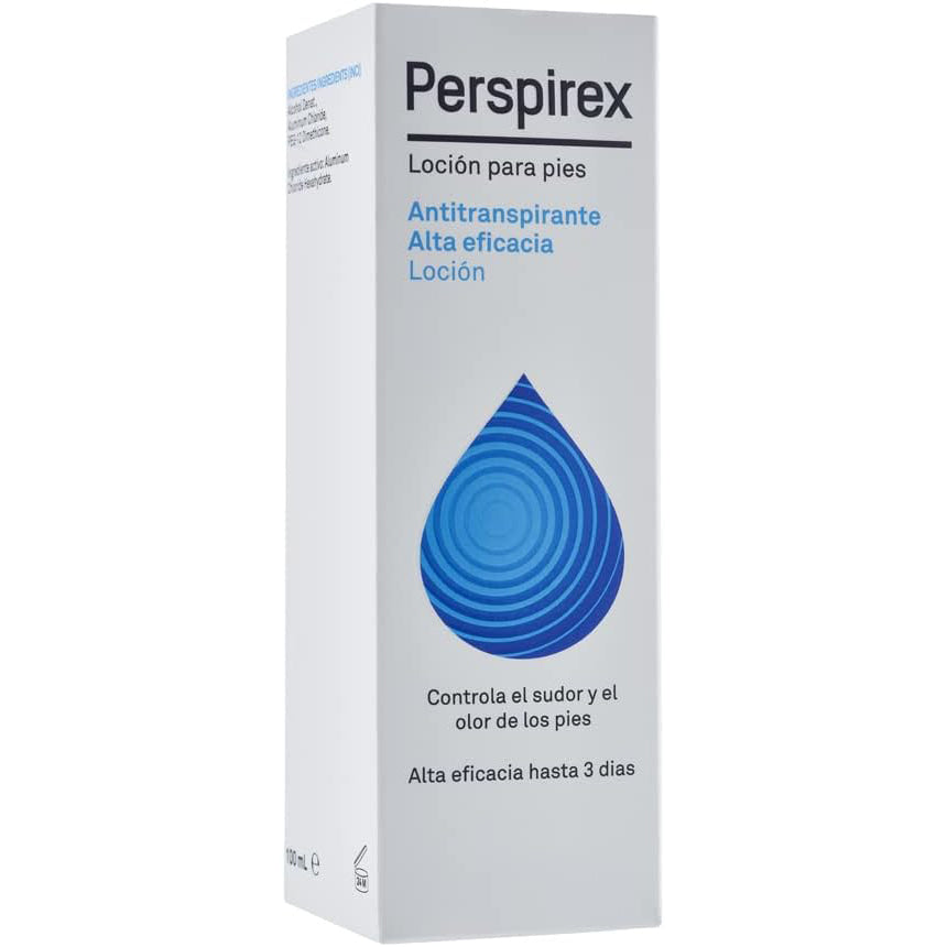 FARMAPIEL Perspirex Loción, Protección Contra el Sudor y Olor, Manos y Pies, 100ml