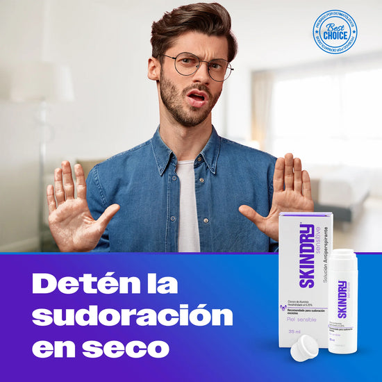 FARMAPIEL Skindry Sensitive Antiperspirante 48h, para la Sudoración Excesiva, 35ml